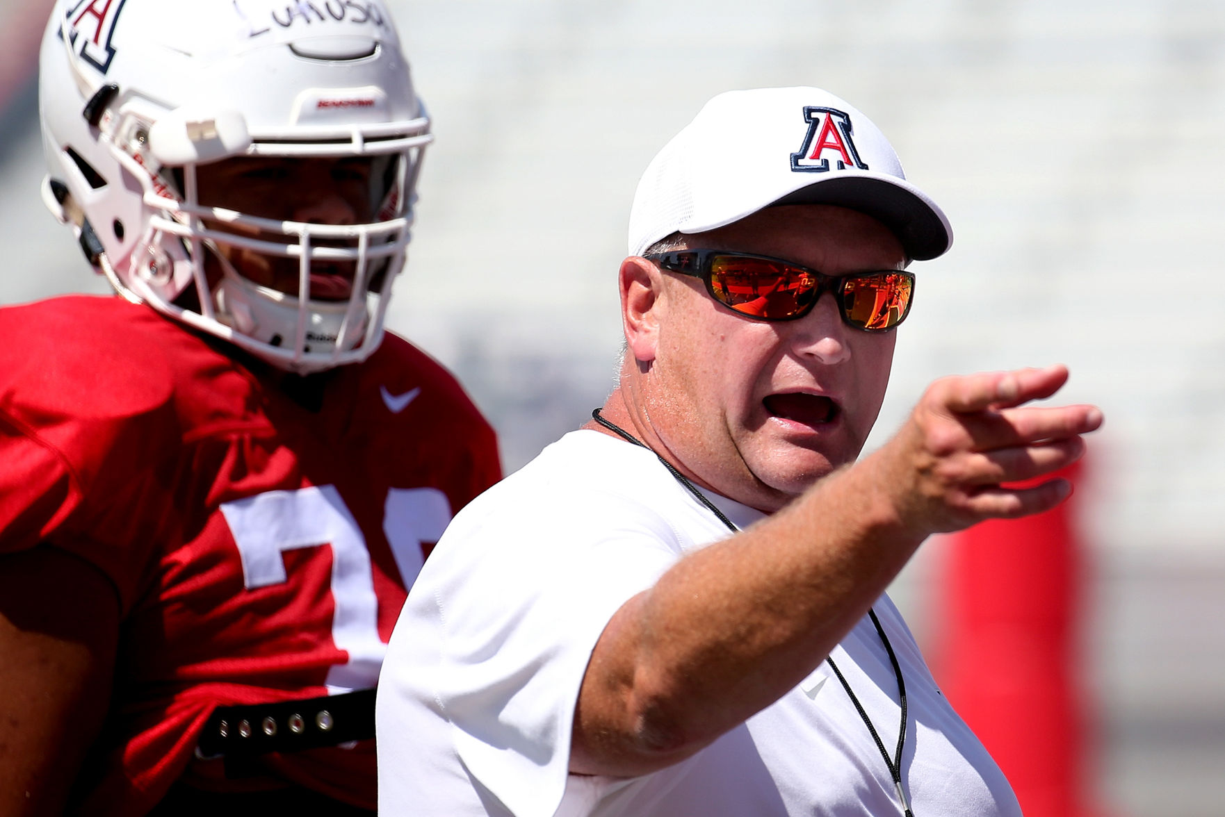 Arizona Wildcats football practice